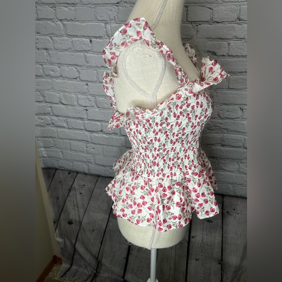 J crew liberty rose smocked top size XXS - Picture 6 of 11